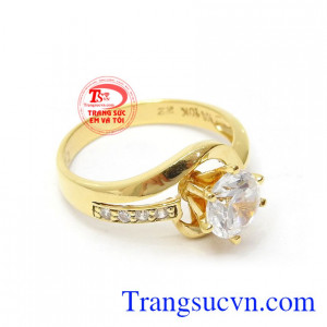 Nhẫn Nữ Vàng Phong Cách