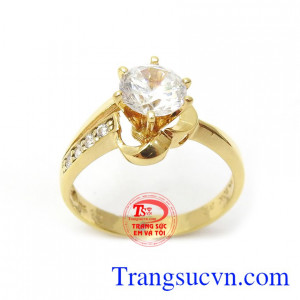 Nhẫn Nữ Vàng Phong Cách