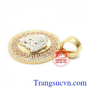 Mặt dây nam vàng hồng 10k