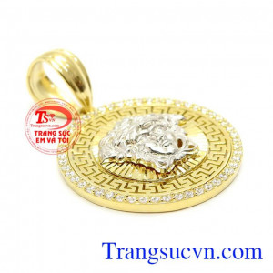 Sản phẩm bảo hành 6 tháng, giao hàng toàn quốc. Mặt dây nam vàng 10k