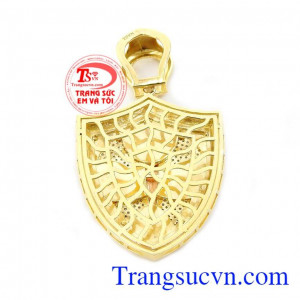 Mặt dây nam khiên vàng 10k