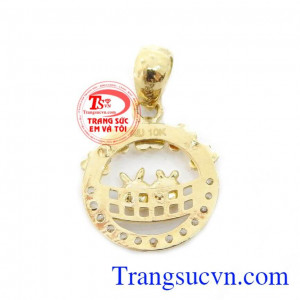 Mặt dây giỏ hoa xinh