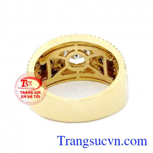 Nhẫn nam thời trang vàng 10k