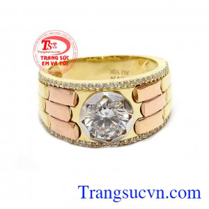 Nhẫn nam thời trang vàng 10k