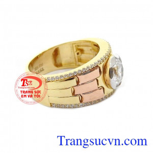 Nhẫn nam thời trang vàng 10k