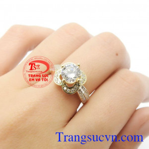Nhẫn nữ sang trọng vàng 10k
