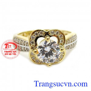 Nhẫn nữ sang trọng vàng 10k