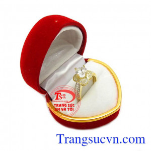 Nhẫn nữ sang trọng vàng 10k