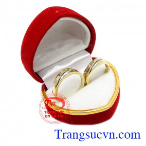 Nhẫn cưới Forever vàng 10k