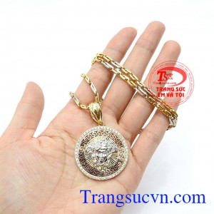 Bộ trang sức nam vàng hồng
