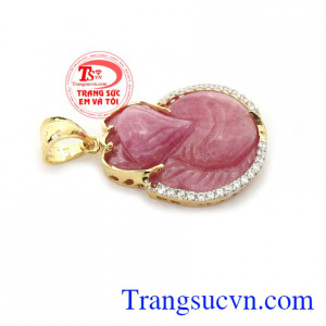Mặt dây hồ ly ruby