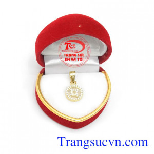 Mặt dây đồng tiền may mắ
