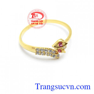 Nhẫn nữ hồ ly xinh xắn bảo hành 6 tháng, giao hàng nhanh trên toàn quốc