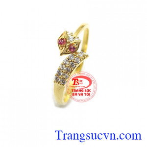 Nhẫn nữ hồ ly xinh xắn là món quà ý nghĩa dành tặng sinh nhật các bạn nữ