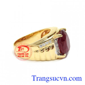Nhẫn ruby lịch lãm