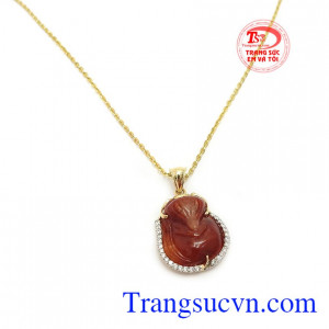 Bộ dây hồ ly ngọc cẩm thạch đỏ