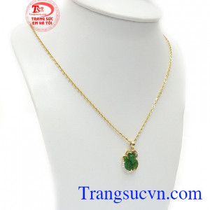 món quà ý nghĩa dành tặng sinh nhật bạn gái,Bộ dây hồ ly ngọc cẩm thạch xanh