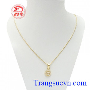 Bộ dây đồng tiền may mắn là sản phẩm đẹp được nhiều bạn gái ưa thích