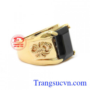 Nhẫn nam sapphire bọ cạp