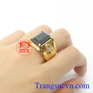 Nhẫn nam sapphire bọ cạp