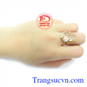 Nhẫn Tỳ Hưu Ngậm Tiền Phong Thủy
