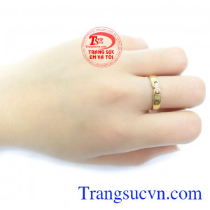 Nhẫn Nữ Vàng Nhỏ Xinh