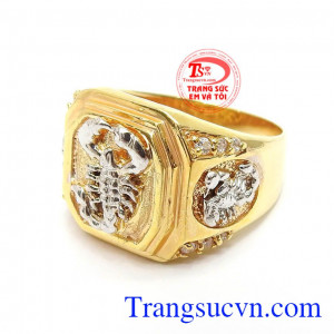 Nhẫn Nam Bọ Cạp Mạnh Mẽ