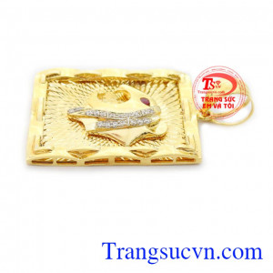 Mặt dây báo 18k