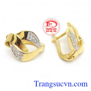 Hoa Tai Vàng 10k Tinh Tế