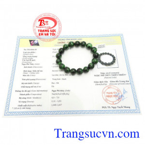 Chuỗi tay ngọc cẩm thạch thiên nhiên