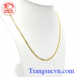 Dây Chuyền Vàng Tây Cá Tính