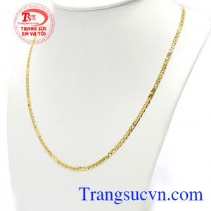 Dây Chuyền Vàng Tây Cá Tính