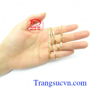 Dây Chuyền Vàng Tây Cá Tính