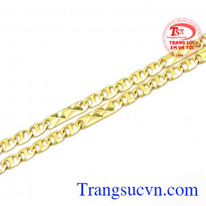 Dây Chuyền Vàng Tây Cá Tính
