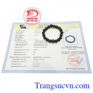 Chuỗi tay jadeite thiên nhiên