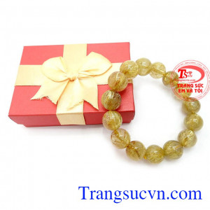 Chuỗi tay thạch anh tóc sang trọng