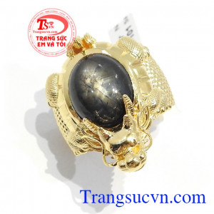 Nhẫn Long Quy Sapphire Sao
