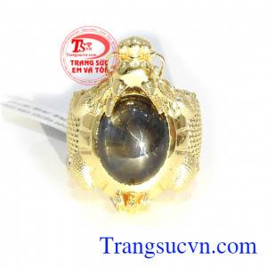 Nhẫn Long Quy Sapphire Sao