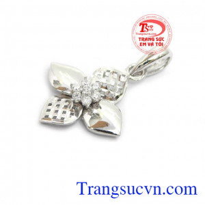 Mặt dây chuyền vàng cánh hoa bảo hành 6 tháng, giao hàng nhanh trên toàn quốc,Mặt dây chuyền vàng cánh hoa