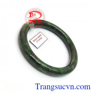 Vòng tay bản tròn đẹp, Vòng Tay Phỉ Thúy May Mắn