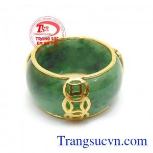 Nhẫn Ngọc Rồng Vàng Tài Lộc