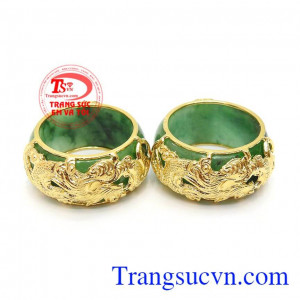 Nhẫn Ngọc Rồng Vàng Tài Lộc