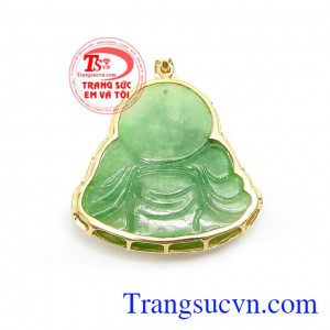 Mặt Phật Di Lặc Bình An, mặt phật cẩm thạch đẹp