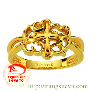 Nhẫn Thiên Chúa Vàng