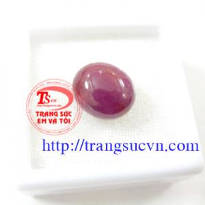 Mặt Ruby Oval/Cabochon