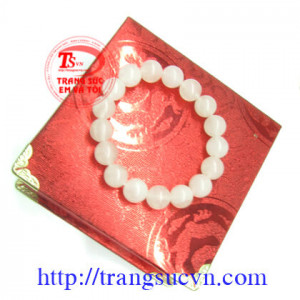 Vòng tay hạt thạch anh hồng