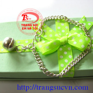 Lắc chuông đẹp bạc ta