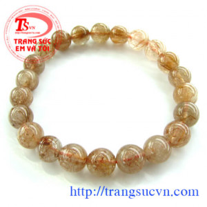 Thạch anh tóc đẹp đỏ 10 ly