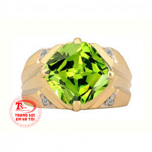 Nhẫn nam đẹp peridot