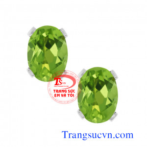Hoa tai peridot